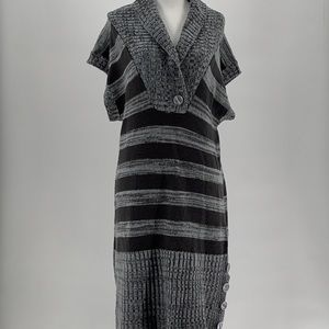Derek Heart Plus Short Sleeve Stripped Sweater Dress Size 2X